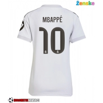 Ženske Nogometnih dresov Real Madrid Kylian Mbappe #10 Domači 2025-26 Kratki rokavi